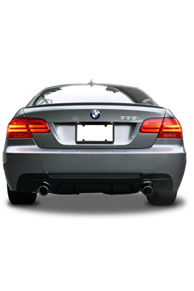 BatmanGarage Bmw E92 Difüzör Mtechnic Arka Tampon Eki 2007-2013 arası Parlak Siyah
