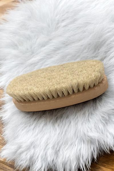 Znp Home 100% Natural Horsehair Brush Cellulite Brush