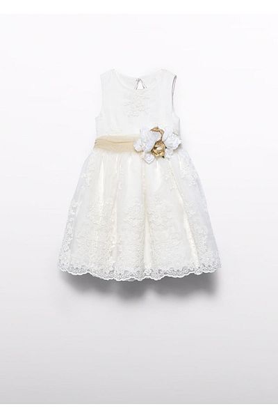MAYORAL Abel&Lula Lace Embroidered Girl's Dress_Mnvs5037