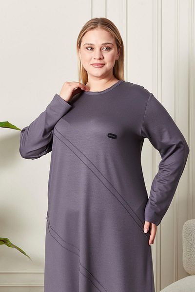 Ferace Γυναικείο φόρεμα Plus Size 2 νήματα