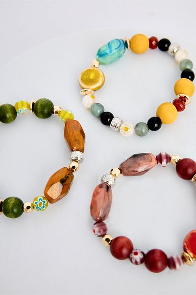 Penti Holzfarbenes Armband