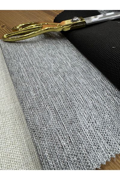 Enesar Home Gray Upholstery Linen Fabric - Premium Woven