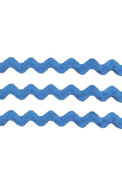 BEİLYS COSMETİCS & ACCESSORY Blue Arrival Zigzag Water Stone Pquetleme Decorative Strip Accessory 5 Meters