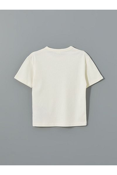 LC Waikiki Crew Neck Text Printed Boys' T-Shirt