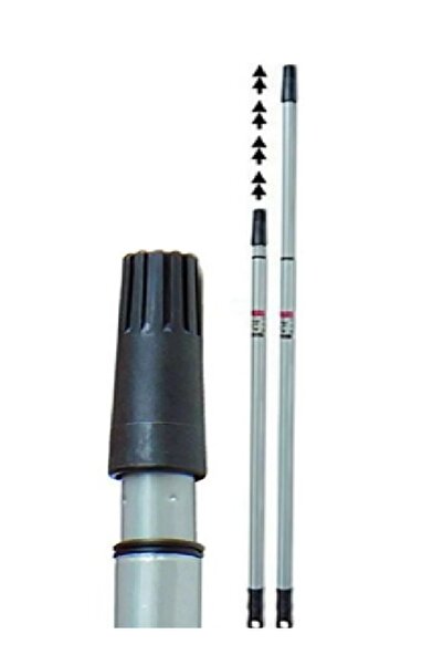 FırsatYapıMarket Teleskoik Fırça Sapı Uzatmalı Sırık Ayarlı Metal 3 Metre 10 Adet