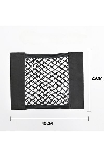 Choice Small C Car Trunk Mesh Storage Bag Car Storage Net Organizer Pocket Universal Trunk Bag Magic Fixing