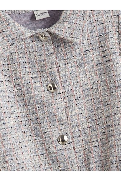 LC Waikiki Lcw Girl's Tweed Jacket