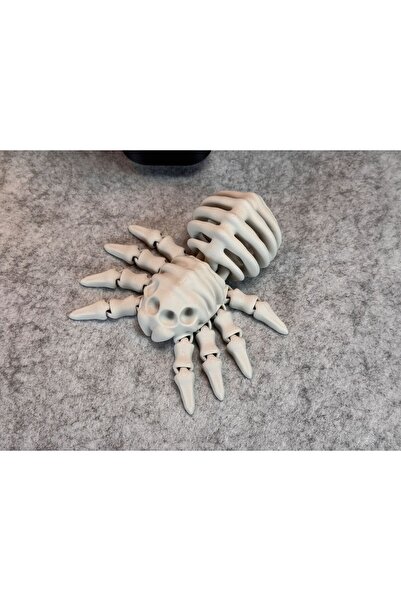WELLCUT Hareketli İskelet Örümcek - Küçük Boy (3D Baskı, Eklemleri Oynar)