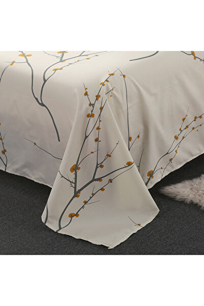 sharpdo 4-Pieces Bed Sheet Set,With 1Quilt Cover 200*230cm 1 Flat Sheet and 2 Pillowcases