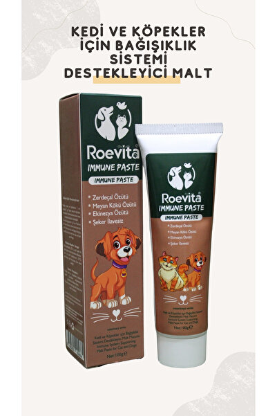 Roevita Kedi ve Köpekler için Immune Sistem Destekleyici Paste 100 Gr