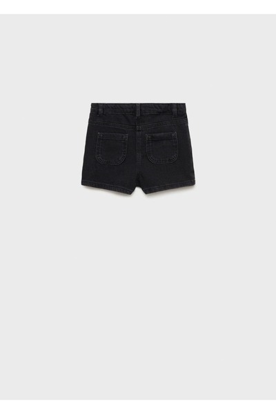 MANGO Baby Kruvaze Denim Pantolon Etek