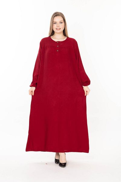 mervemoda ΓΥΝΑΙΚΕΙΟ ΜΑΚΡΥΜΑΝΙΚΟ ΚΑΛΟΚΑΙΡΙΝΟ ΥΦΑΝΤΟ ΦΟΡΕΜΑ ΒΑΜΒΑΚΙ ΜΕΓΕΘΟΣ