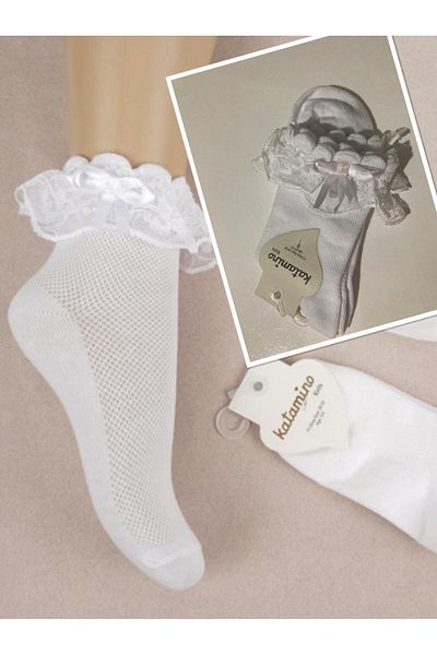 RSTM Boutique Lace Detail Girl Socks
