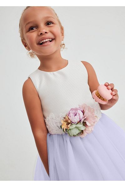 MAYORAL Abel&Lula Girl's Tulle Dress_Mnvs5052