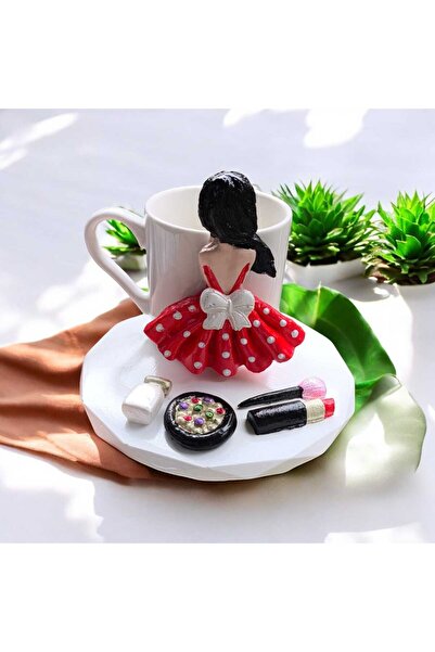 e&e süs dükkanı Özel tasarım hediyelik sunumluk kahve fincanı modeli