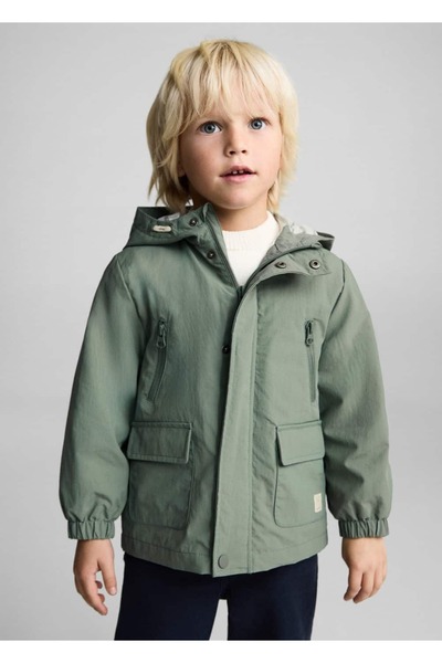 MANGO Baby Parka matlasată cu glugă