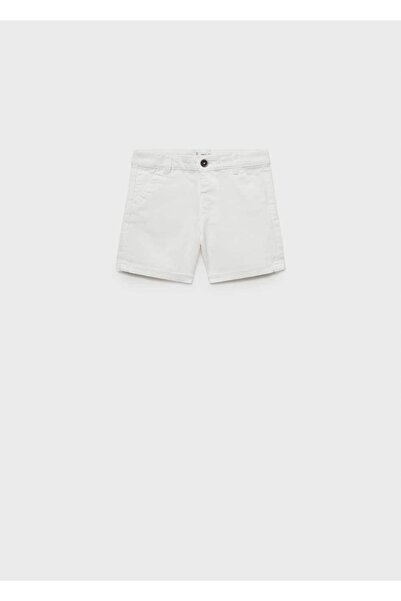MANGO Baby Pamuklu bermuda şort