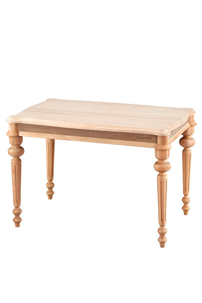 Mobilya Baba İdil 120 Lik Ladin Masa Cilasız Ham Ahşap