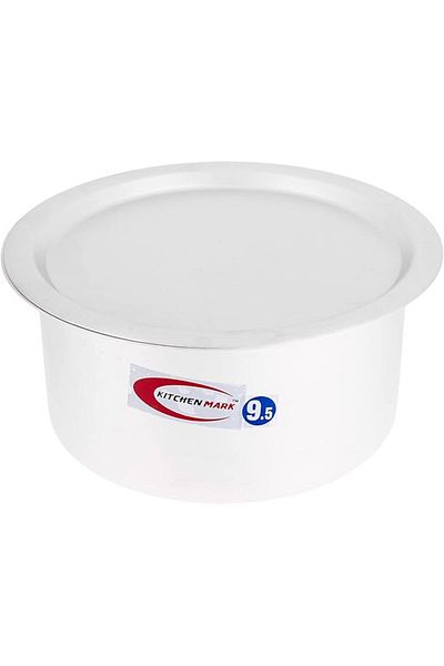 AKDC Kitchenmark 9.5 Kg Aluminium Silver Cooking Pot