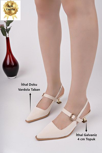 AYS SHOES Luxury Imported Texture Vardola Sole Mini Heel Women's Shoes