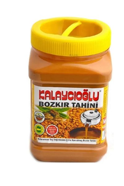 Kalaycıoğlu Bozkır Tahini Central Tahini with Roasted Bran 935 Gr 4 Pieces (Economic Package)