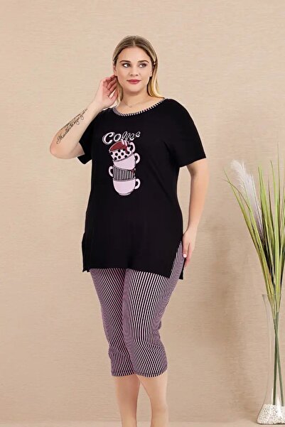 Viselya Σετ πιτζάμες Capri μεγάλου μεγέθους