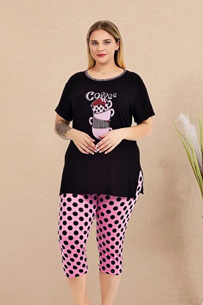 Viselya Σετ πιτζάμες Capri μεγάλου μεγέθους