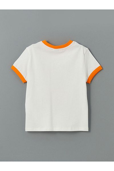LC Waikiki White Crew Neck Girl's T-Shirt