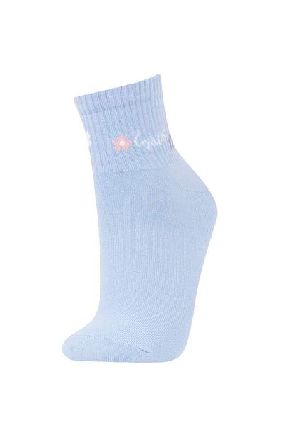DeFacto New Season Women's Comfortable Elastic 5-Piece Cotton Socks