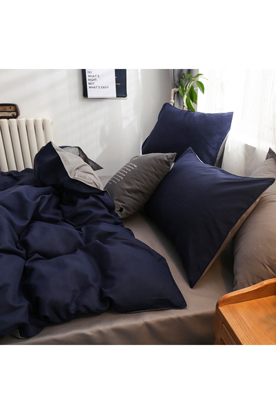 sharpdo 4-Piece Bedding Set Sheet set,with 1 Duvet/Quilt Cover And 1 Flat sheet And 2 Pillowcases King