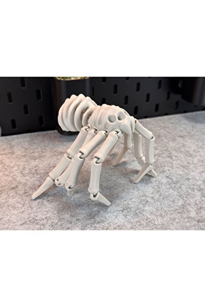 WELLCUT Hareketli İskelet Örümcek - Dev Boy (3D Baskı, Eklemleri Oynar)