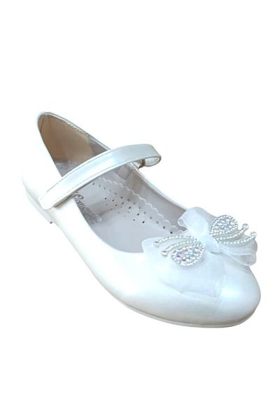 MİNİ WOMEN Mini Women 0225 Girl's Stoned Bow Ballerina Ballet