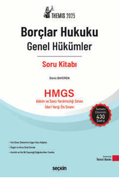 Seçkin Yayıncılık THEMIS - Borçlar Hukuku Özel Hükümler Soru Kitabı Deniz Bay...