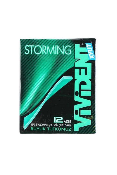 Vivident Storming Chewing Gum Mint Flavored 33 g