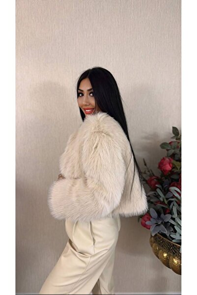 Gülşen Gök Butik Peluş Kürk Bej