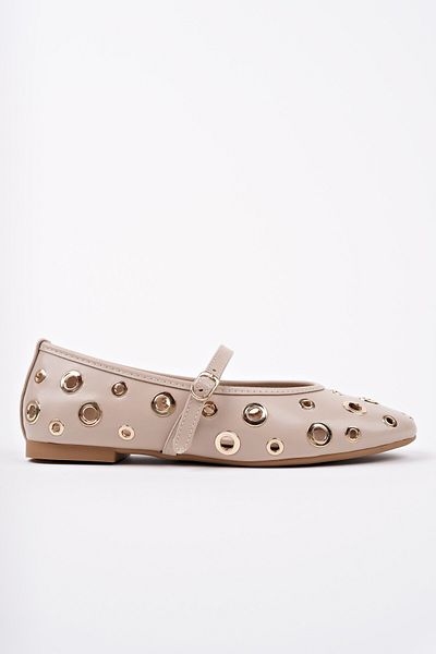 MUGGO Mi̇sha Single Band Trock Casual Women's Ballerinas