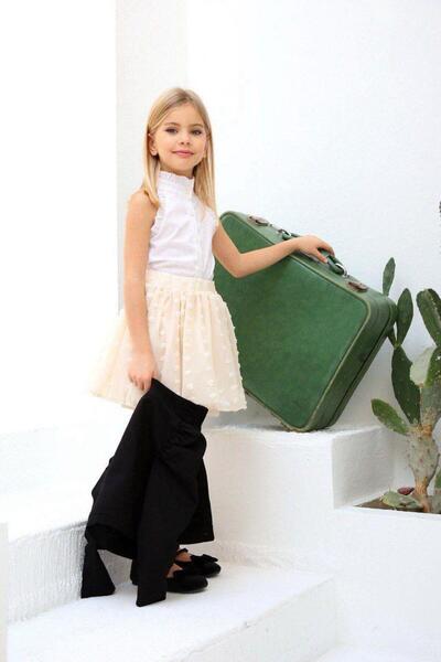 KOKOŞ BEBEK Girl's Puffy Skirt Jacket Set |   Between 3/12 Years