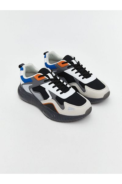 LC Waikiki Color Blocked Lace-Up Men's Sports Shoes