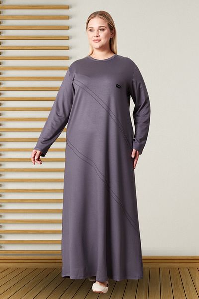 Ferace Γυναικείο φόρεμα Plus Size 2 νήματα
