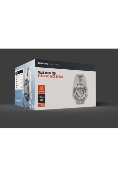 porodo فرشاة الاستحمام الكهربائية لايف ستايل - بيضاء