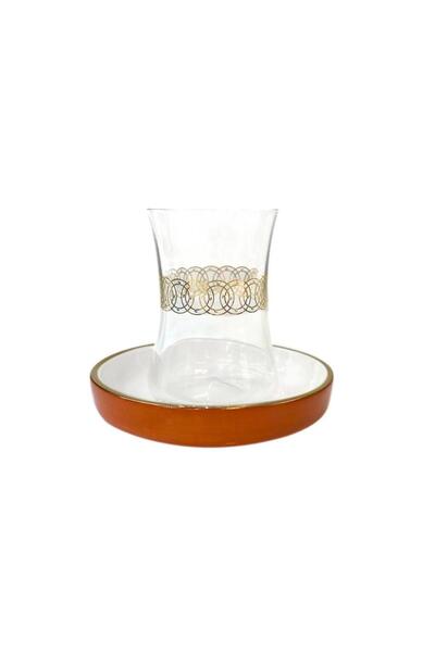 ÇIRPAN EV KOLEKSİYON TİRYAKİ ZİNCİR ÇAY SETİ 1 KİŞİLİK