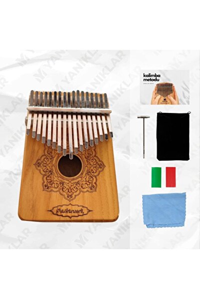 YANIKLAR MÜZİK Masterwork 17 Tuşlu Kalimba Çekiç Ve Kılıf Kalimba Metodu