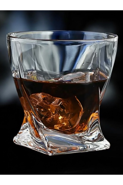 Yenigeldi 4 Adet  İskoç Tarzı  Kokteyl Bardak  Viski  Bourbon , Scotch , Likö...