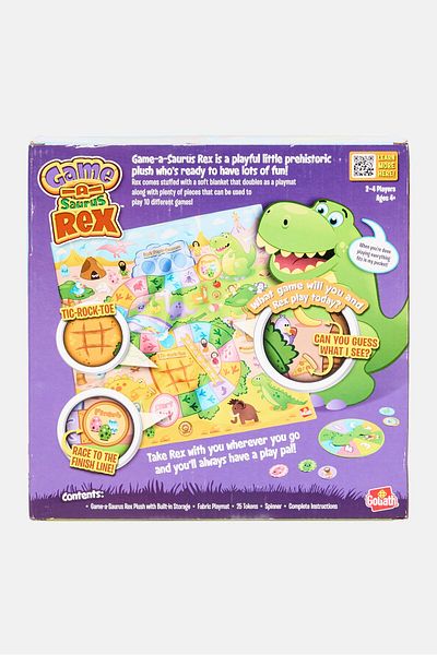 Goliath Saurus Rex Play 10 Different Games, Green Combo