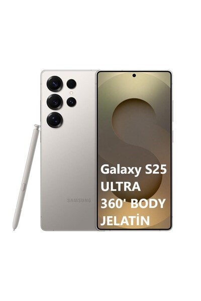ROVA Samsung Galaxy S25 Ultra Uyumlu 360 Derece Arka hidrojel Film Koruma Bod...