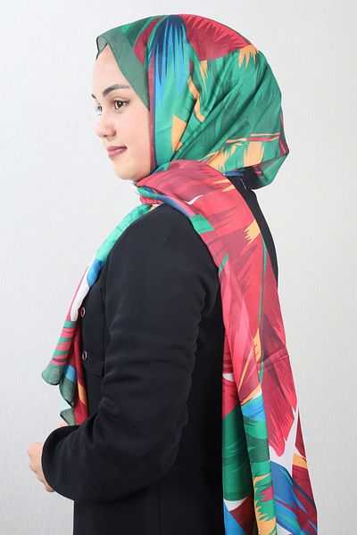 Emproyal Patterned Natural Silk Shawl - Pattern-10 - Color-02