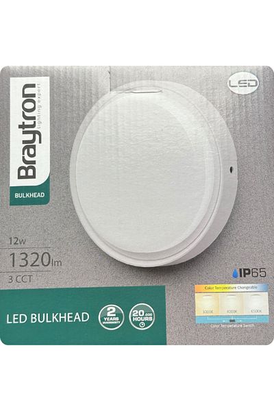 Braytron 6 Pcs 12W White, Daylight & Yellow Light Led Luminaire Outdoor Surface Mounted