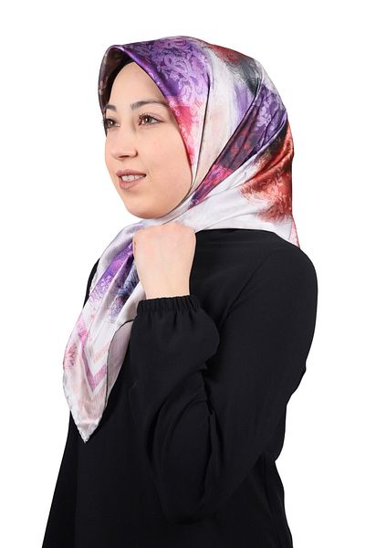 PİRAMİT Φουλάρι από ρεγιόν με σχέδιο Pyramid Luxer - Pattern-22 - Color-03