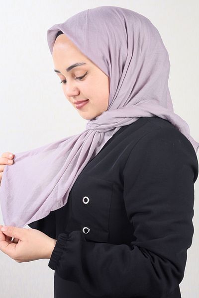 Berussa وشاح من الخيزران بلون خالص - النمط-01 - اللون-10