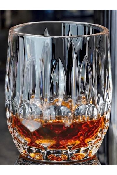Yenigeldi 4 Pcs Nordic Model - Lead Free Glass Cup, for Crystal Cutting, Soft Drink and Cognac